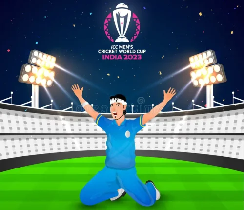 icc-men-s-cricket-world-cup-india-poster-design-bowler-fielder-character-winning-pose-stadium-background-291028078